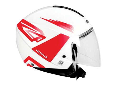 honda half helmet